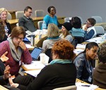 Course participants in classroom